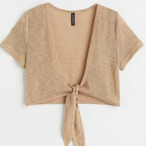 Never Worn H&M Tie Detail Cardigan - Women's Size L